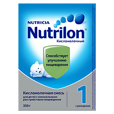 Купить Nutricia Нутрилон 1 Кисломолочный Сухая смесь 0+ 350 г цена