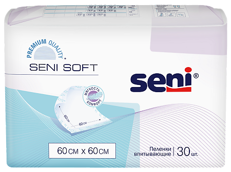 Seni Soft простыни (пеленки) 60х60 см 30 шт