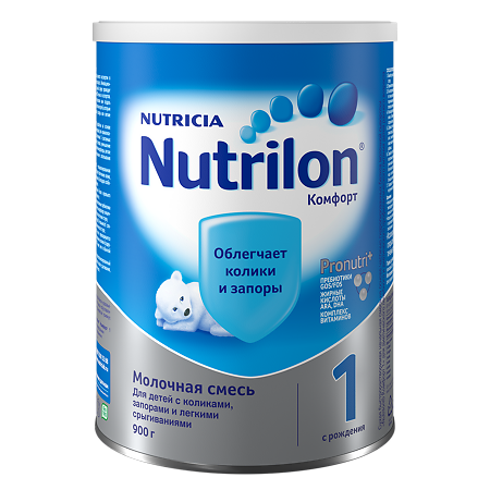 Nutricia Нутрилон 1 Комфорт Pronutri+ Сухая молочная смесь 0+ 900 г 1 шт