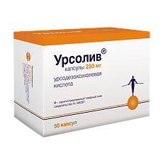 Изображение товара Урсолив капсулы 250 мг 50 шт