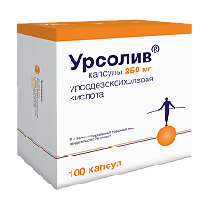 Изображение товара Урсолив капсулы 250 мг 100 шт