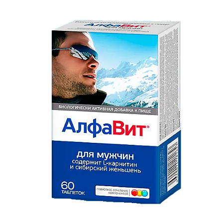 Изображение товара Алфавит для мужчин таблетки 60 шт