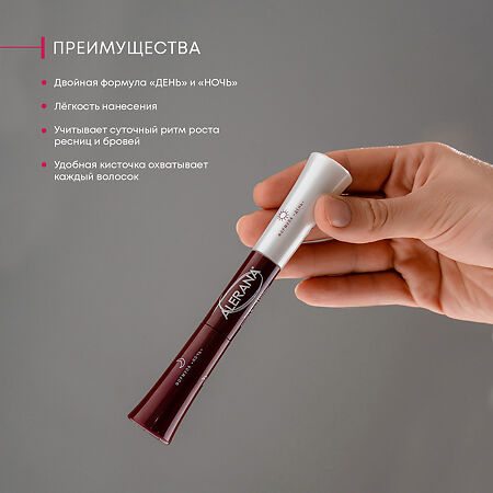 Алерана стимулятор роста ресниц 2 формулы День и Ночь 6 мл 2 шт