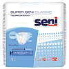 Seni Super Classic Medium подгузники для взрослых (75-110 см) 10 шт