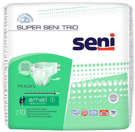 Seni Super Trio Small подгузники для взрослых 10 шт