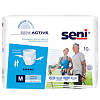 Seni Active Подгузники-трусы для взрослых Medium (2) обхват талии 80-110 см 10 шт