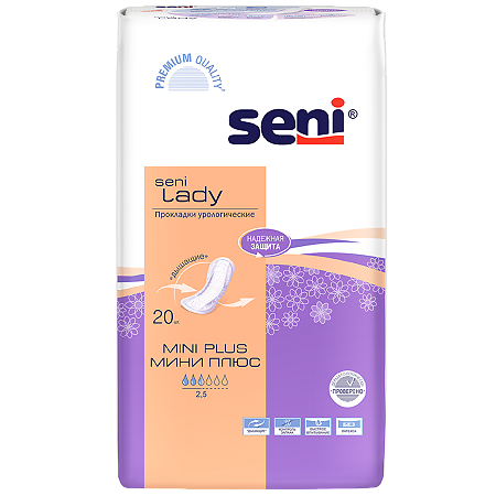 Seni Lady Mini Plus прокладки урологические 20 шт