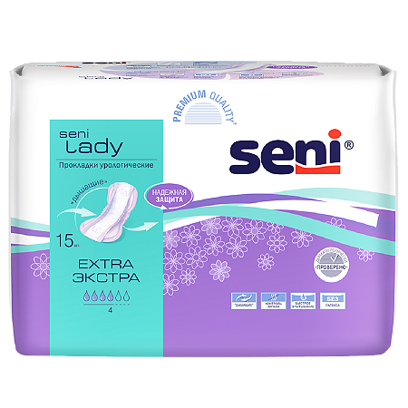 Seni Lady Extra прокладки урологические 15 шт