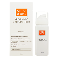 Купить Специальный крем-мусс Мерц с коллагеном 50 мл 1 шт цена