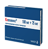 Коплавикс таблетки покрыт.плен.об. 100 мг+75 мг 28 шт