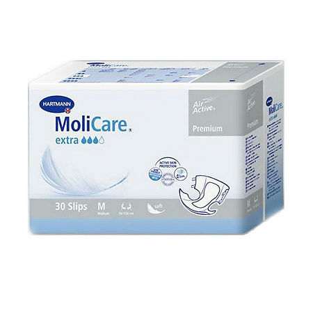 Подгузники для взрослых МолиКар Премиум экстра софт/MoliCare Premium extra soft M 30 шт