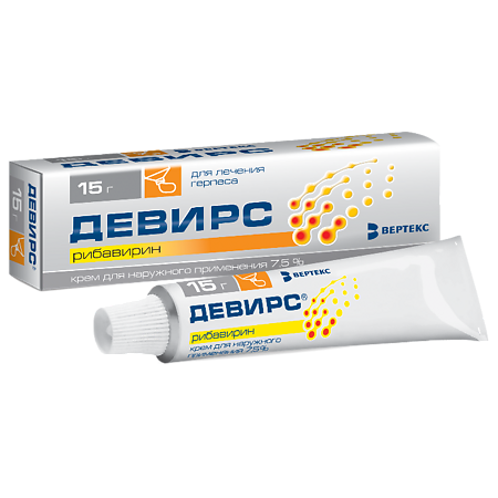 Девирс крем для наружного применения 7,5 % 15 г 1 шт