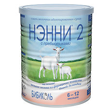 Купить Нэнни 1 смесь молочная сухая на основе натурального козьего молока с пребиотиками 6-12 мес 400 г 1 шт цена