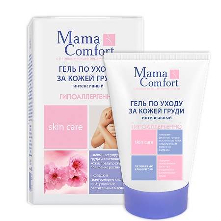 Изображение товара Гель по уходу за кожей груди Mama Comfort 100 мл - укрепление и питание кожи