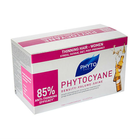 Phyto Phytocyane средство против выпадении волос у женщин ампулы 7,5 мл 12 шт