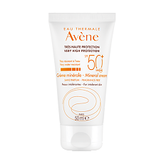 Купить Avene солнцезащитный крем с минеральным экраном SPF50+ 50 мл 1 шт цена