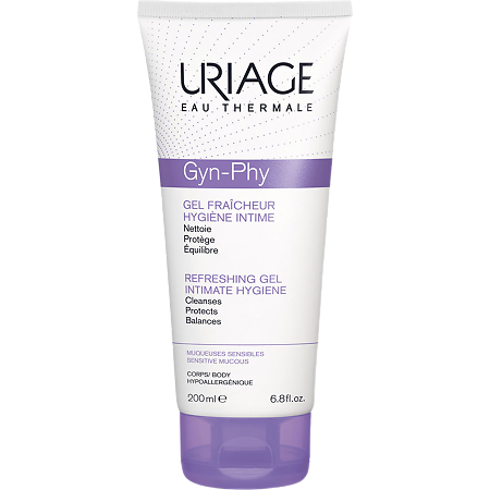 Uriage Gyn-Phy гель освежающий для интимной гигиены 200 мл 1 шт