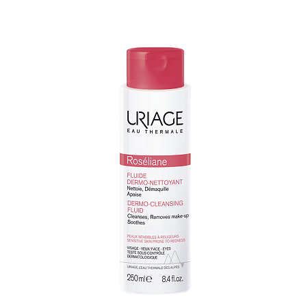 Uriage Roseliane Dermo-Soothing Fluid дермоочищающая эмульсия для гиперчувствительной кожи 250 мл 1 шт
