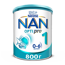 Изображение товара NAN 1 Optipro Премиум Сухая молочная смесь с рождения 800 г 1 шт