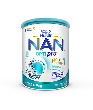 Изображение товара НАН 1 Оптипро Премиум сухая молочная смесь для детей с рождения 800 г