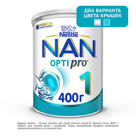NAN 1 Optipro Премиум Сухая молочная смесь с рождения 400 г 1 шт