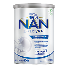 Купить NAN ExpertPro Антирефлюкс Сухая молочная смесь с 0 мес 400 г 1 шт цена