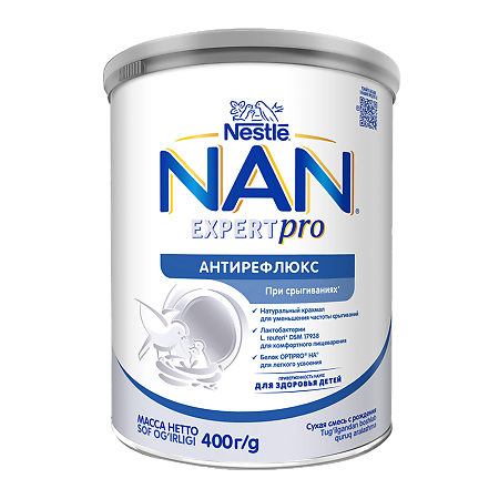 Изображение товара NAN ExpertPro Антирефлюкс сухая молочная смесь для новорожденных 400 г