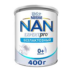 Изображение товара NAN ExpertPro Безлактозный Сухая смесь с 0 мес 400 г 1 шт