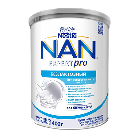 Изображение товара NAN ExpertPro Безлактозный сухая смесь для вскармливания детей 400 г