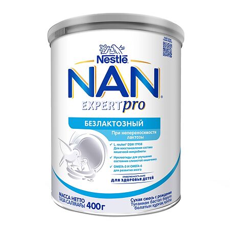 NAN ExpertPro Безлактозный Сухая смесь с 0 мес 400 г 1 шт