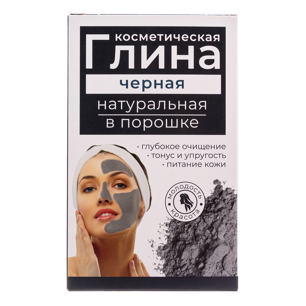 Глина Черная косметическая порошок 100 г 1 шт - купить, цена и отзывы ...