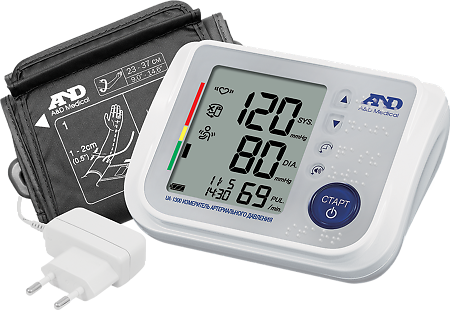 Изображение товара Тонометр AND UA-1300 AC с адаптером 1 шт