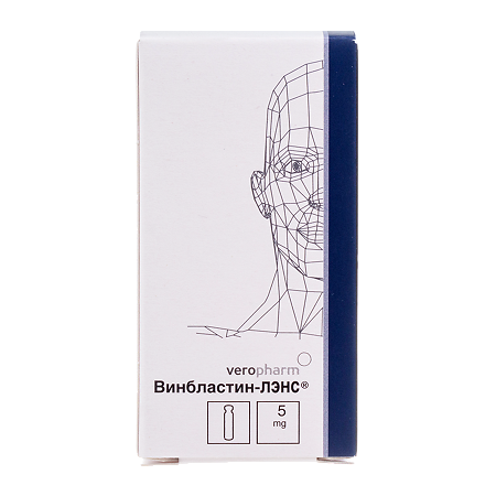 Винбластин-Лэнс лиофилизат д/приг раствора для в/в введ 5 мг фл 1 шт
