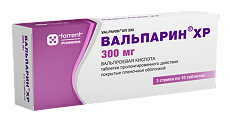 Изображение товара Вальпарин ХР таблетки пролонг действия покрыт.плен.об. 300 мг 30 шт