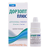Дорзопт Плюс капли глазные 20 мг/мл+5 мг/мл 5 мл 1 шт