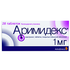 Купить Аримидекс таблетки покрыт.плен.об. 1 мг 28 шт цена