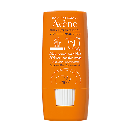 Изображение товара Avene Солнцезащитный стик для чувствительных зон SPF50+ 8 г 1 шт