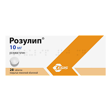 Изображение товара Розулип таблетки покрыт.плен.об. 10 мг 28 шт