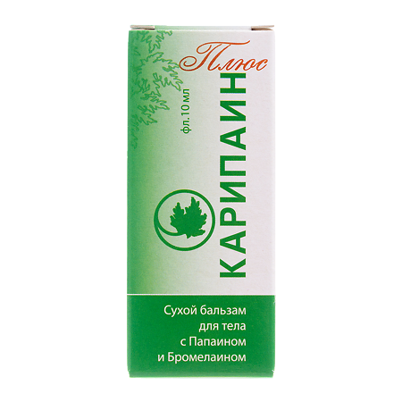 Карипаин плюс сухой бальзам для тела фл 1 шт