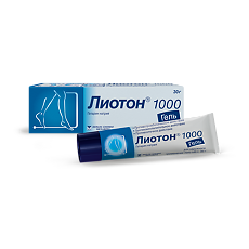 Изображение товара Лиотон 1000 гель для наружного применения 1000 ме/г 30 г 1 шт