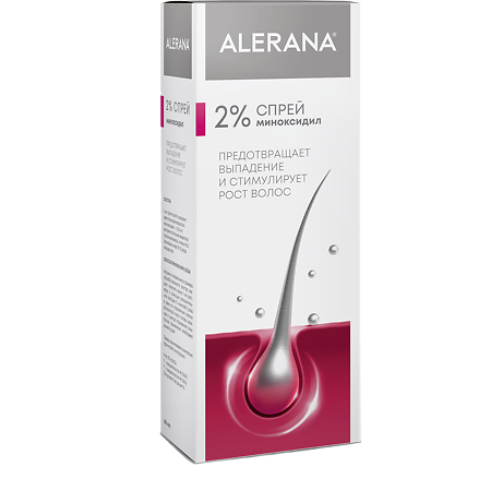 Изображение товара Алерана спрей для наружного применения 2 % 60 мл 1 шт