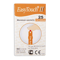 Купить Тест-полоски EasyTouch мочевая кислота 25 шт цена