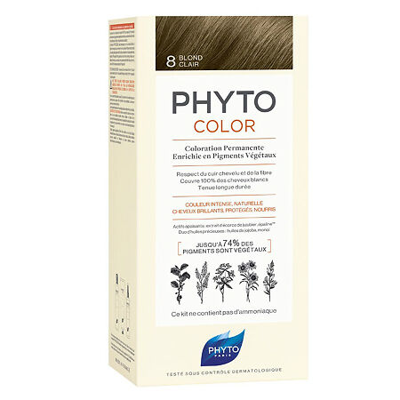 Изображение товара Phyto Color Краска для волос светлый блонд оттенок 8 1 шт
