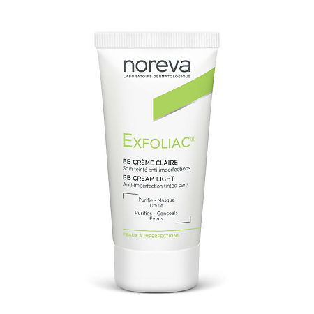 Noreva Exfoliac BB-Крем для проблемной кожи тон светлый 30 мл 1 шт