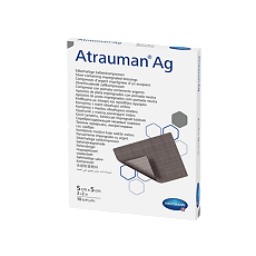 Купить Повязка мазевая Атрауман АГ/Atrauman AG с серебром стерильная 5 х 5 см 10 шт цена