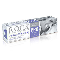 Изображение товара R.O.C.S. PRO Зубная паста деликатное отбеливание Свежая мята 135 г 1 шт