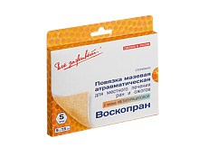 Изображение товара ВоскоПран Повязка с мазью метилурацила 7,5х5 см 5 шт