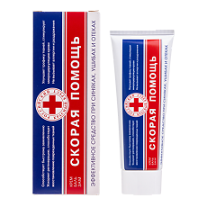 Купить Скорая помощь Крем-бальзам от синяков и ушибов 75 мл 1 шт цена