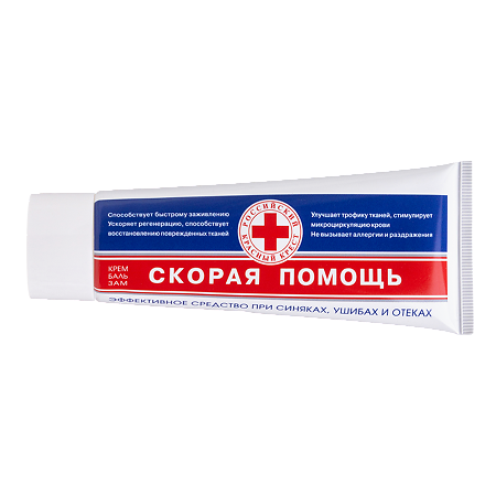 Скорая помощь Крем-бальзам от синяков и ушибов 75 мл 1 шт