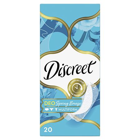 Discreet Deo Spring Breeze Multiform прокладки Весенний бриз мультиформа ежедневные 20 шт